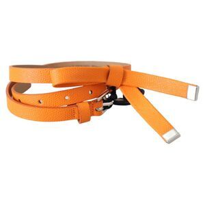 Scervino Street Bow Belt Leather Accessory Women Orange Belts